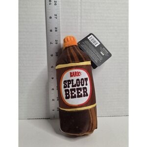 Bark Sploot Beer L Dog Toy - Large Squeaker